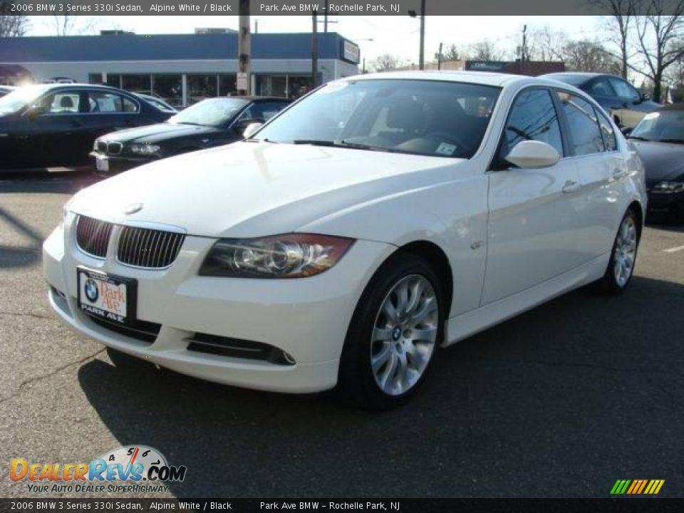2006 BMW 3 Series 330i Sedan Alpine White / Black Photo #4
