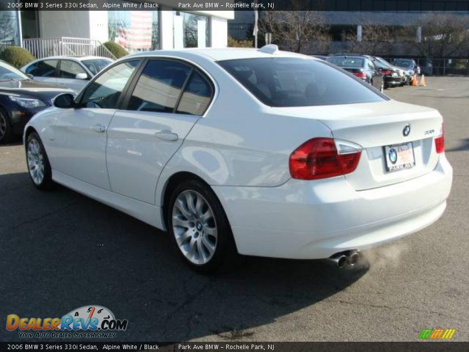 2006 BMW 3 Series 330i Sedan Alpine White / Black Photo #6