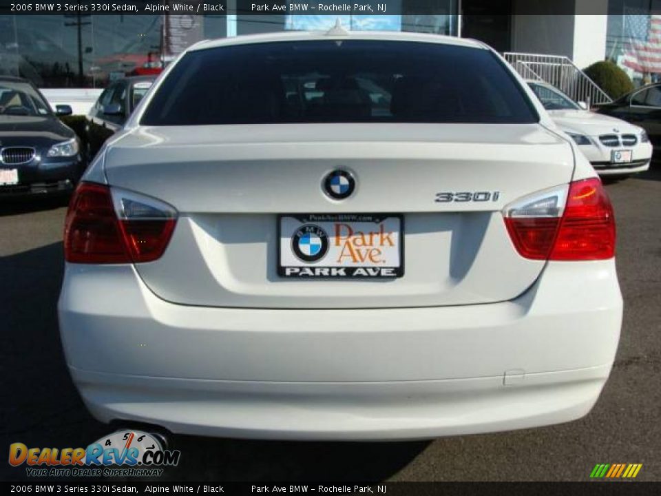 2006 BMW 3 Series 330i Sedan Alpine White / Black Photo #7