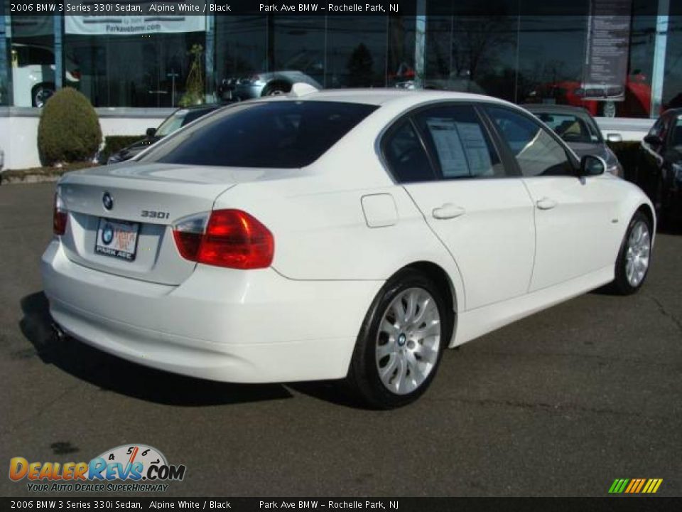 2006 BMW 3 Series 330i Sedan Alpine White / Black Photo #8