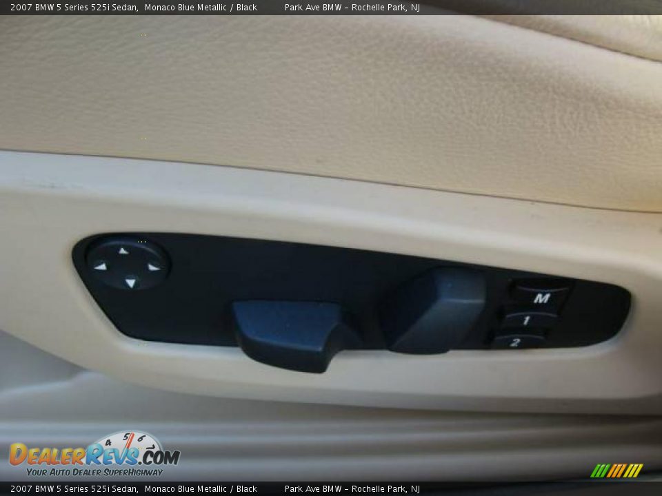 2007 BMW 5 Series 525i Sedan Monaco Blue Metallic / Black Photo #11