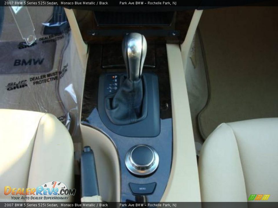 2007 BMW 5 Series 525i Sedan Monaco Blue Metallic / Black Photo #16