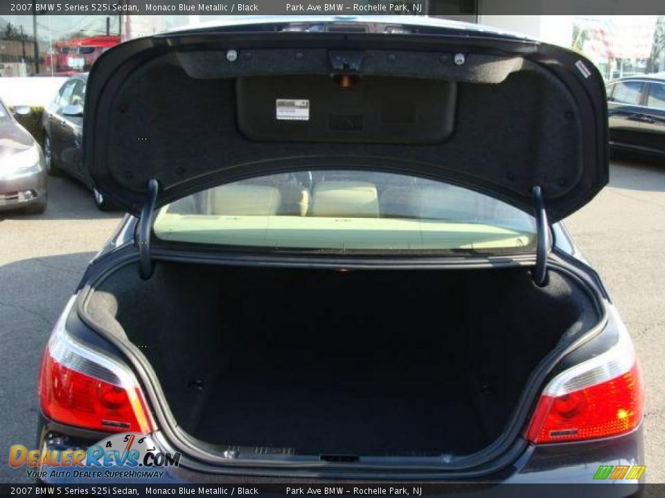 2007 BMW 5 Series 525i Sedan Monaco Blue Metallic / Black Photo #18