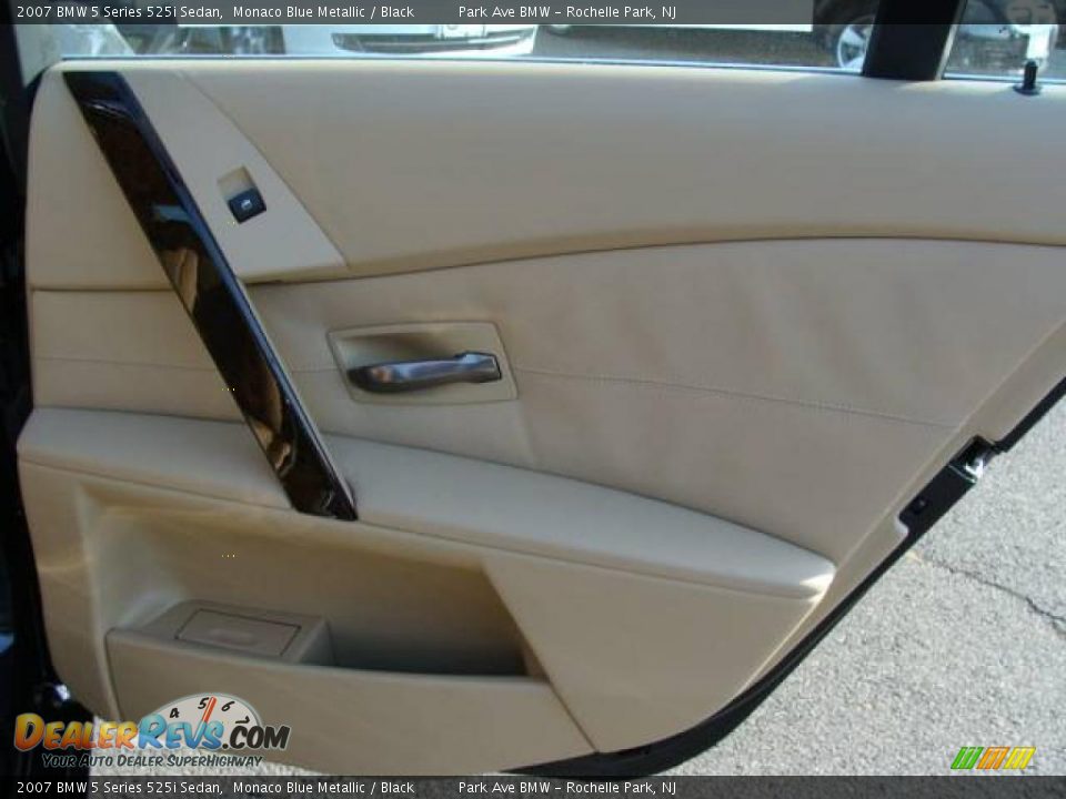 2007 BMW 5 Series 525i Sedan Monaco Blue Metallic / Black Photo #19