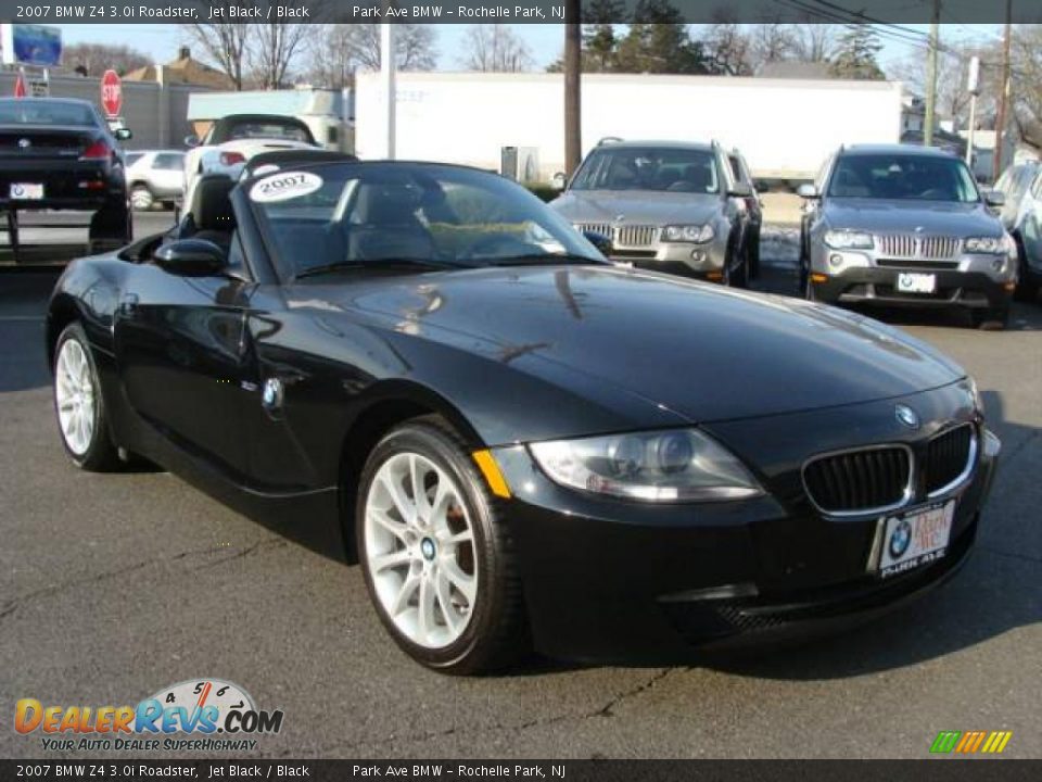 2007 BMW Z4 3.0i Roadster Jet Black / Black Photo #3