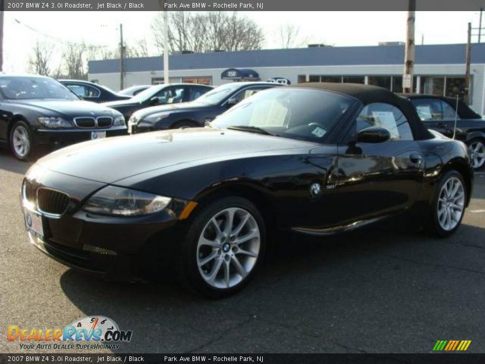 2007 BMW Z4 3.0i Roadster Jet Black / Black Photo #7