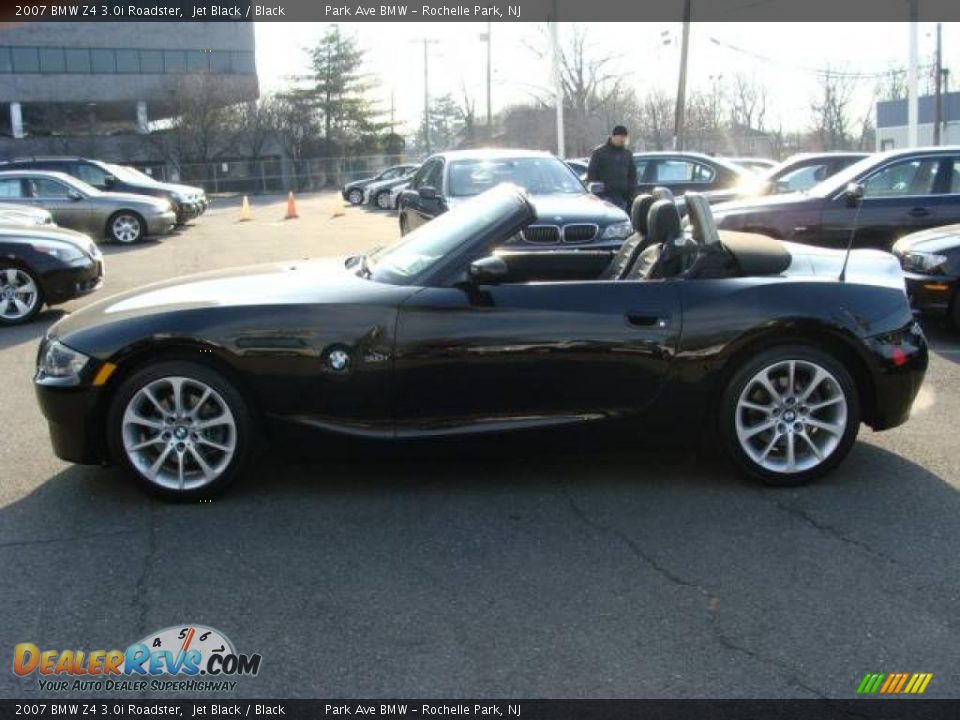 2007 BMW Z4 3.0i Roadster Jet Black / Black Photo #8