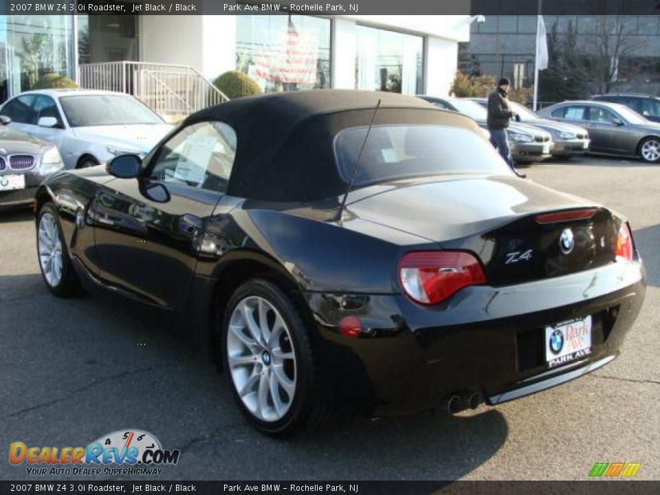2007 BMW Z4 3.0i Roadster Jet Black / Black Photo #11