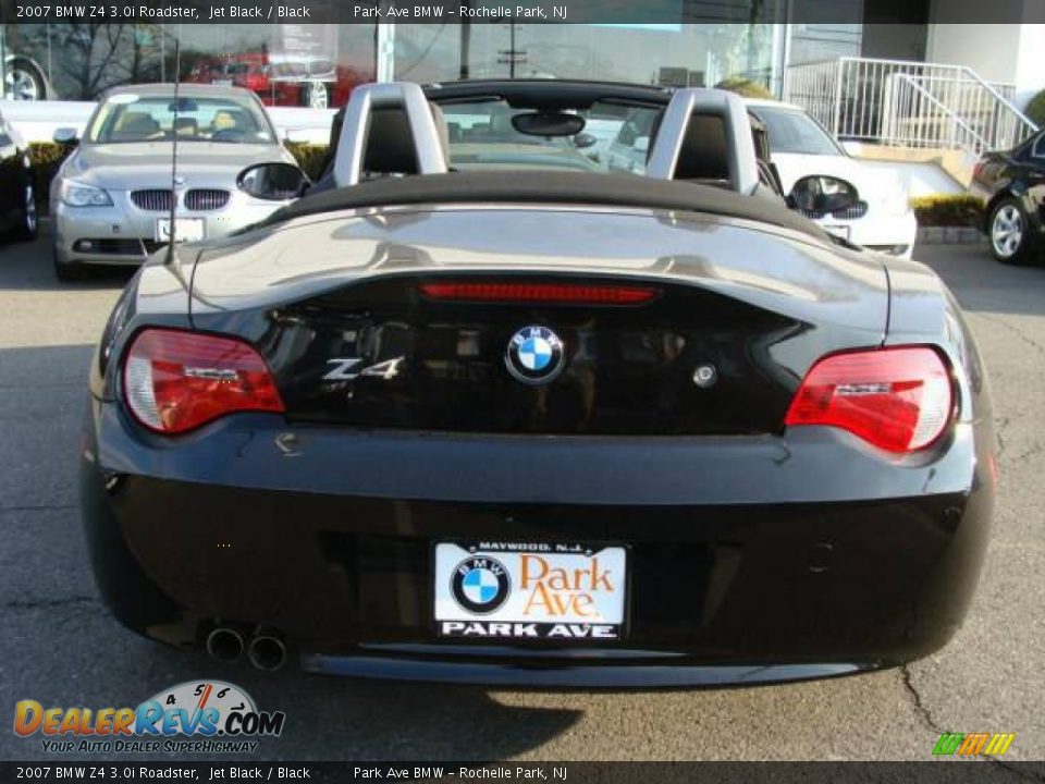 2007 BMW Z4 3.0i Roadster Jet Black / Black Photo #12
