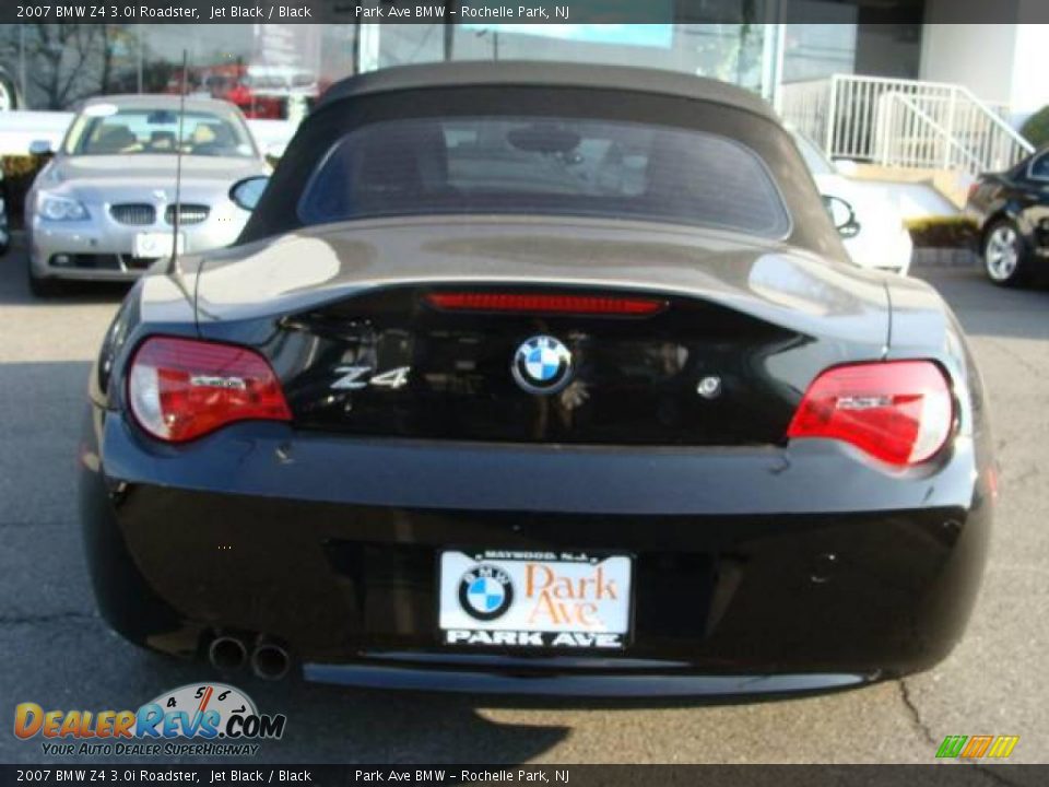 2007 BMW Z4 3.0i Roadster Jet Black / Black Photo #13