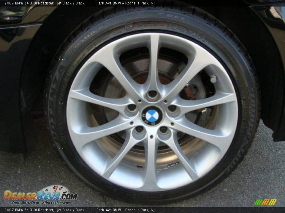2007 BMW Z4 3.0i Roadster Jet Black / Black Photo #26