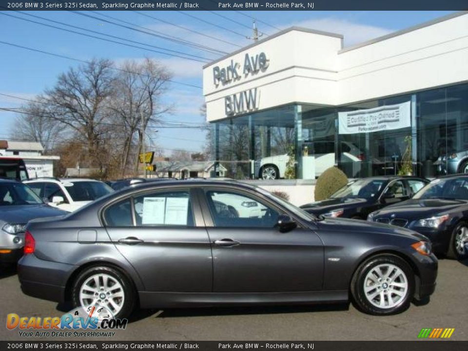 2006 BMW 3 Series 325i Sedan Sparkling Graphite Metallic / Black Photo #1