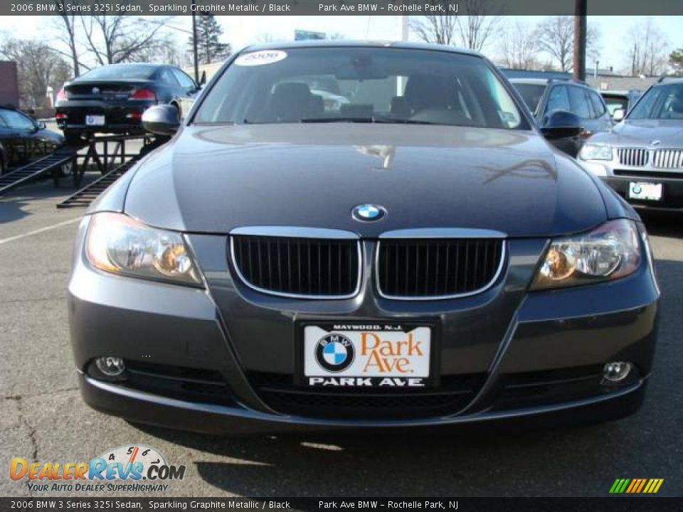 2006 BMW 3 Series 325i Sedan Sparkling Graphite Metallic / Black Photo #3