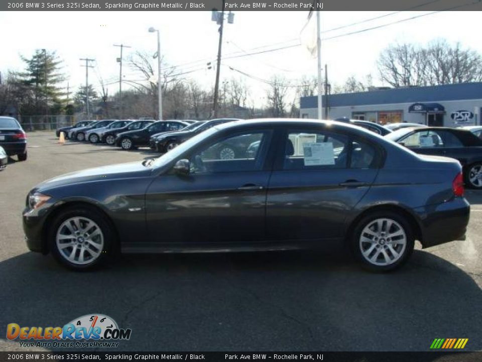 2006 BMW 3 Series 325i Sedan Sparkling Graphite Metallic / Black Photo #5