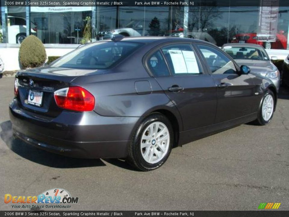 2006 BMW 3 Series 325i Sedan Sparkling Graphite Metallic / Black Photo #8