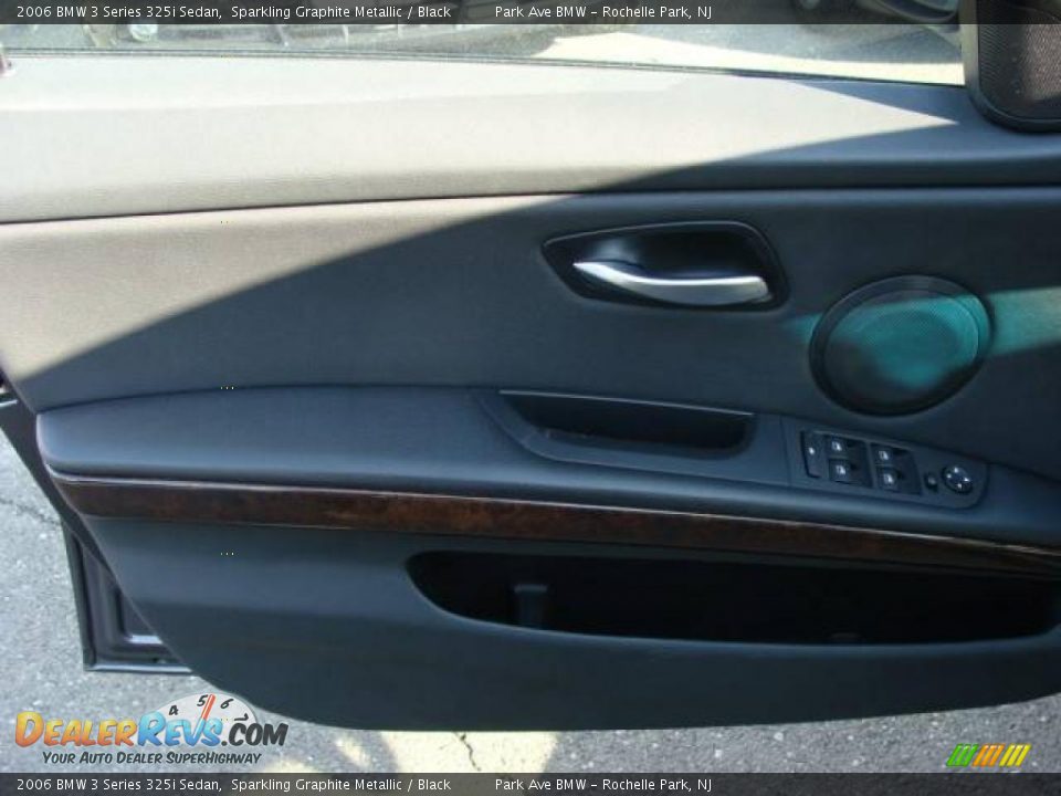 2006 BMW 3 Series 325i Sedan Sparkling Graphite Metallic / Black Photo #9