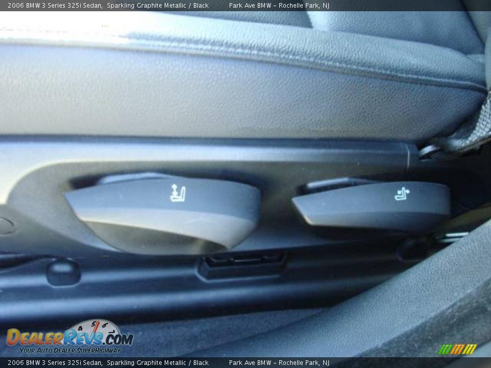2006 BMW 3 Series 325i Sedan Sparkling Graphite Metallic / Black Photo #11