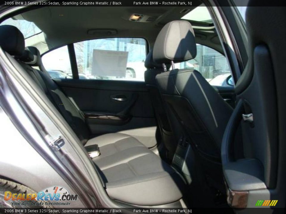 2006 BMW 3 Series 325i Sedan Sparkling Graphite Metallic / Black Photo #20
