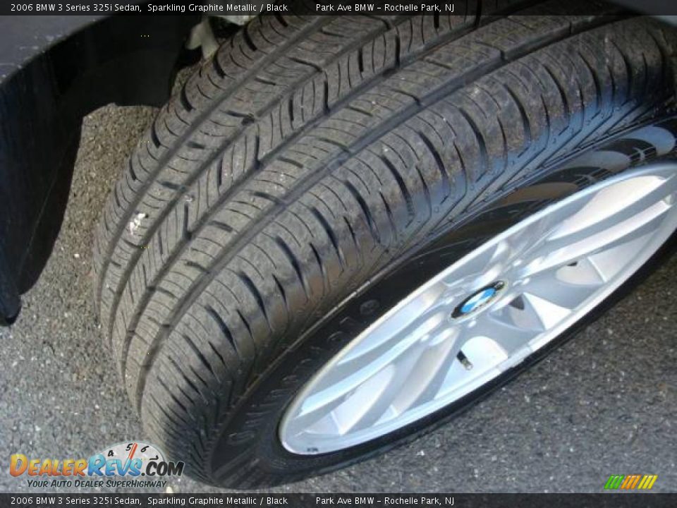 2006 BMW 3 Series 325i Sedan Sparkling Graphite Metallic / Black Photo #24