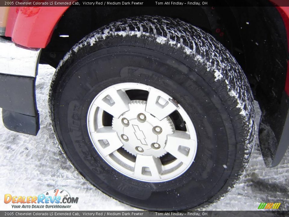 2005 Chevrolet Colorado LS Extended Cab Victory Red / Medium Dark Pewter Photo #14