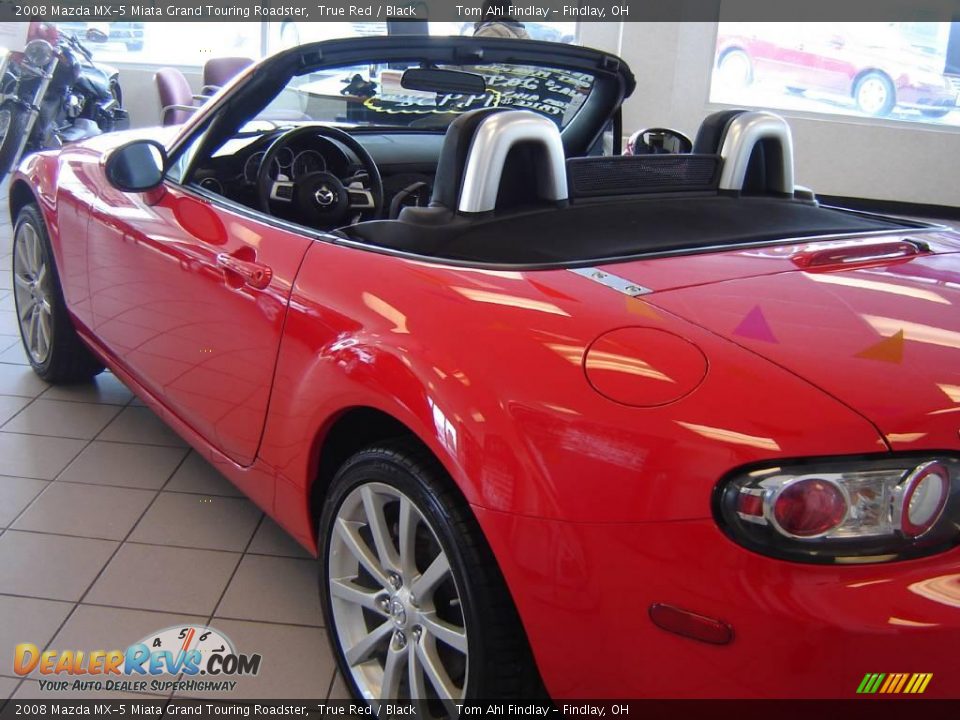 2008 Mazda MX-5 Miata Grand Touring Roadster True Red / Black Photo #3