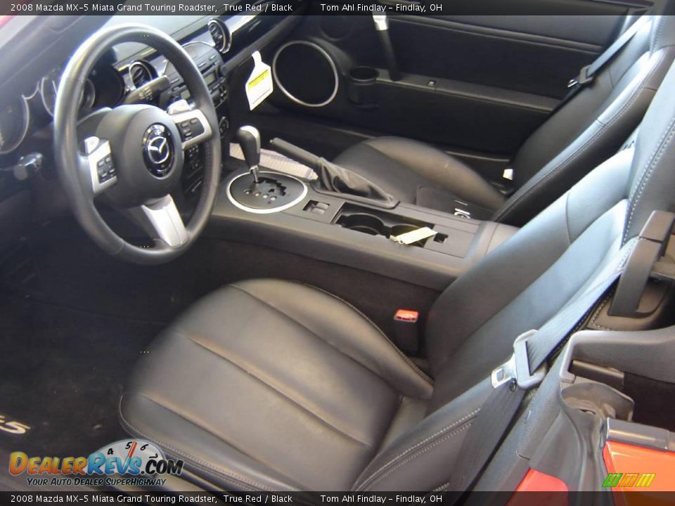 2008 Mazda MX-5 Miata Grand Touring Roadster True Red / Black Photo #9