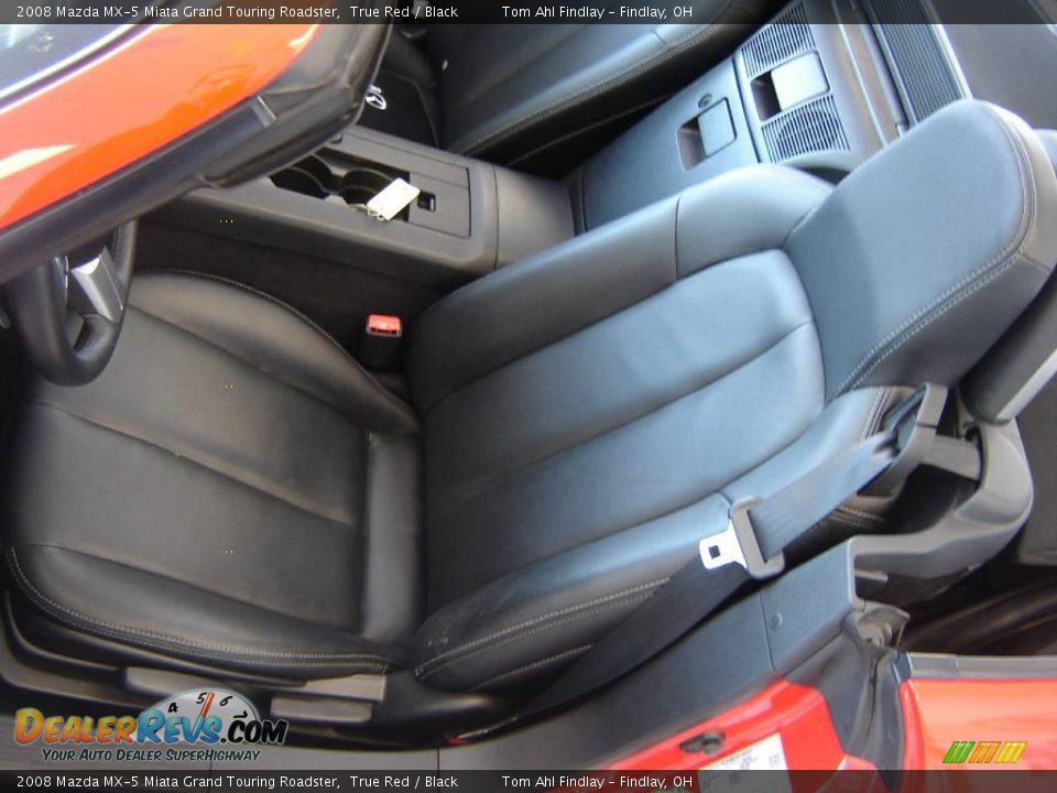 2008 Mazda MX-5 Miata Grand Touring Roadster True Red / Black Photo #11