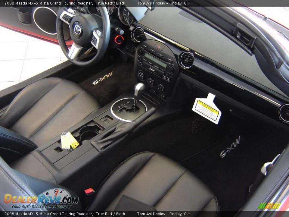 2008 Mazda MX-5 Miata Grand Touring Roadster True Red / Black Photo #12