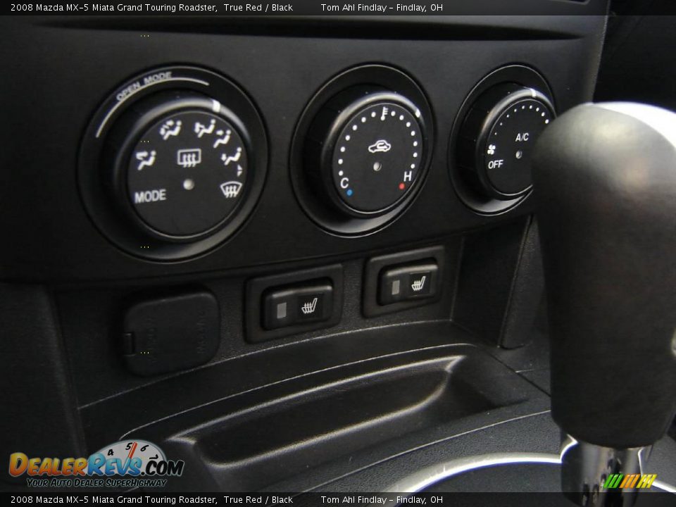 2008 Mazda MX-5 Miata Grand Touring Roadster True Red / Black Photo #13