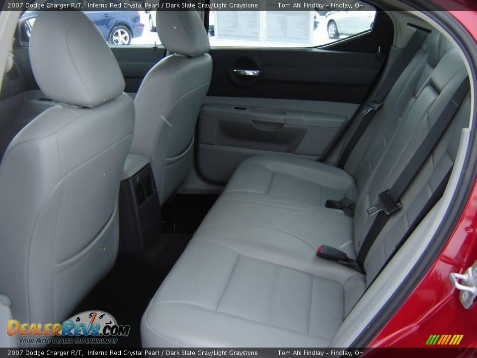 2007 Dodge Charger R/T Inferno Red Crystal Pearl / Dark Slate Gray/Light Graystone Photo #10