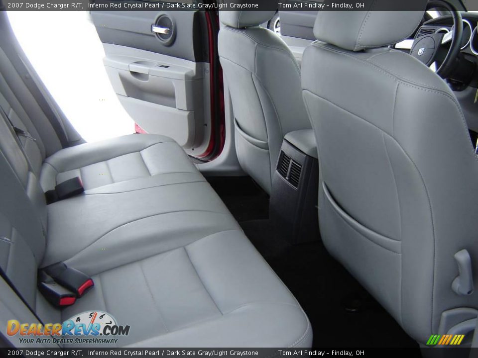 2007 Dodge Charger R/T Inferno Red Crystal Pearl / Dark Slate Gray/Light Graystone Photo #11