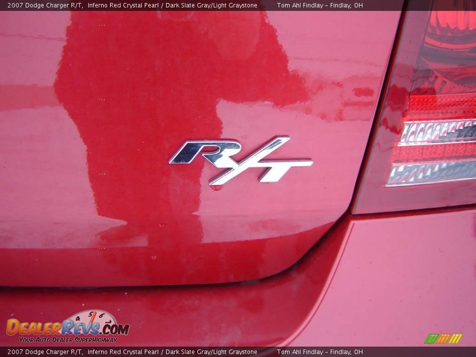 2007 Dodge Charger R/T Inferno Red Crystal Pearl / Dark Slate Gray/Light Graystone Photo #13