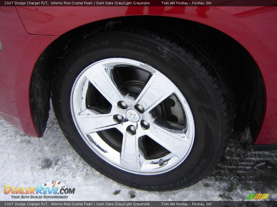 2007 Dodge Charger R/T Inferno Red Crystal Pearl / Dark Slate Gray/Light Graystone Photo #16