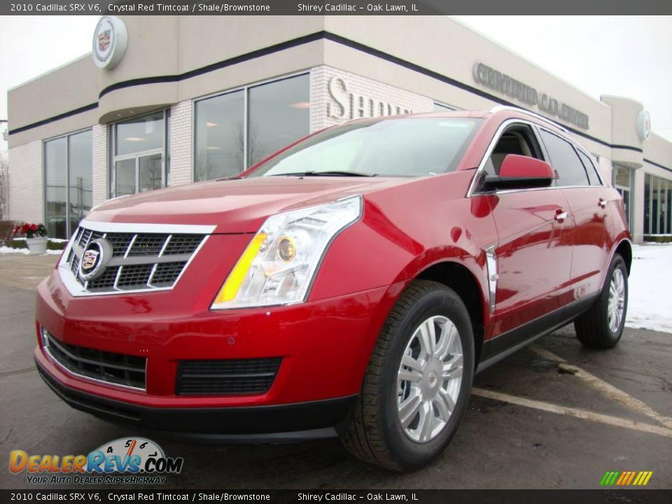 2010 Cadillac SRX V6 Crystal Red Tintcoat / Shale/Brownstone Photo #1