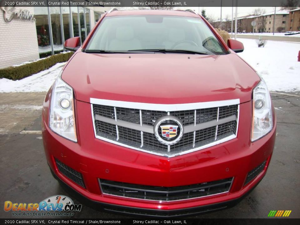 2010 Cadillac SRX V6 Crystal Red Tintcoat / Shale/Brownstone Photo #2