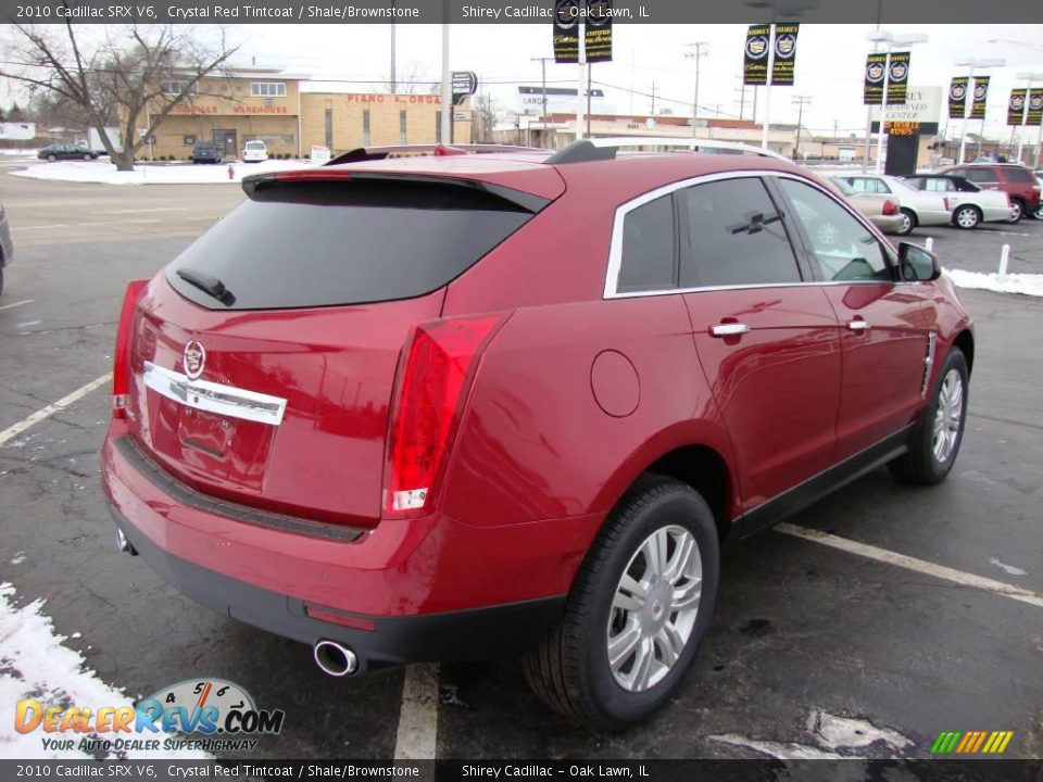 2010 Cadillac SRX V6 Crystal Red Tintcoat / Shale/Brownstone Photo #5