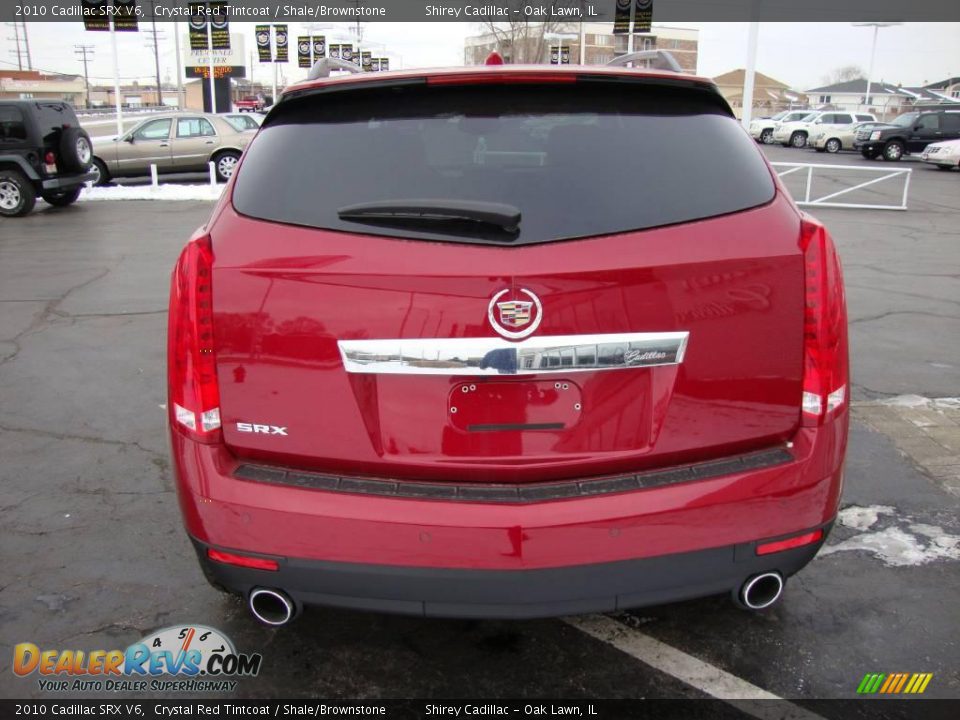 2010 Cadillac SRX V6 Crystal Red Tintcoat / Shale/Brownstone Photo #6