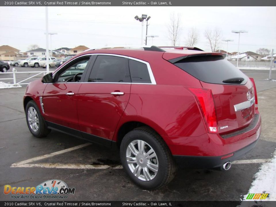 2010 Cadillac SRX V6 Crystal Red Tintcoat / Shale/Brownstone Photo #7