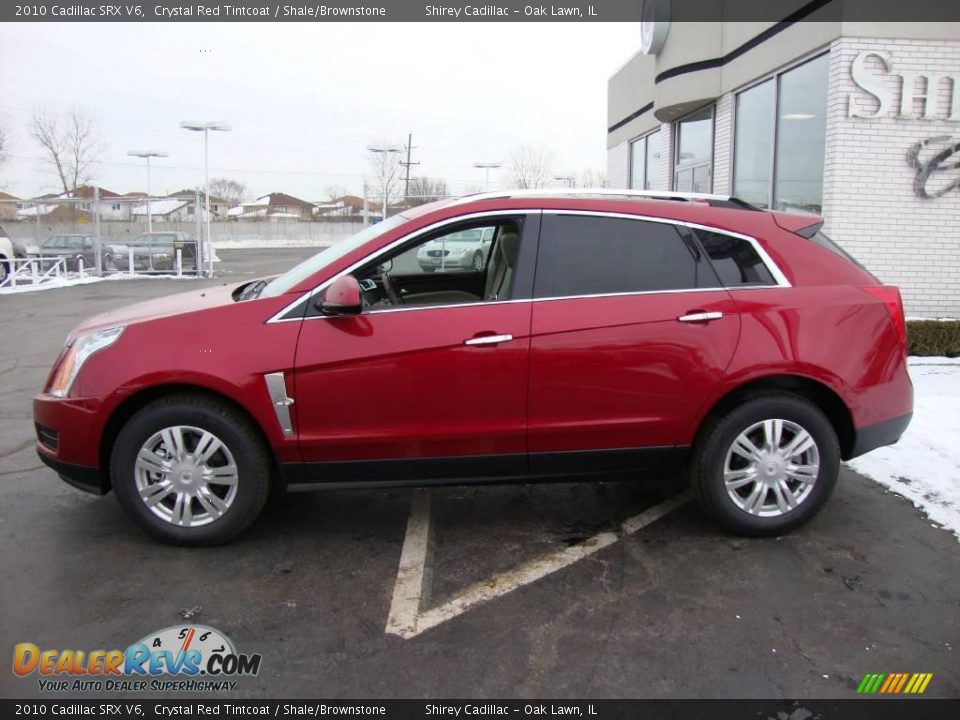 2010 Cadillac SRX V6 Crystal Red Tintcoat / Shale/Brownstone Photo #8