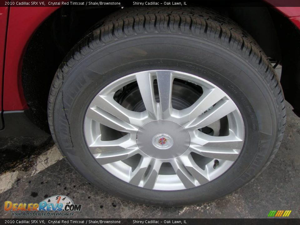 2010 Cadillac SRX V6 Crystal Red Tintcoat / Shale/Brownstone Photo #9