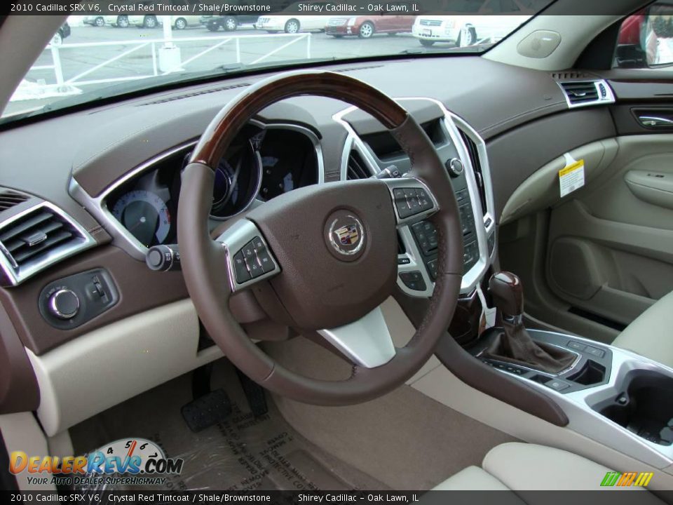 2010 Cadillac SRX V6 Crystal Red Tintcoat / Shale/Brownstone Photo #11