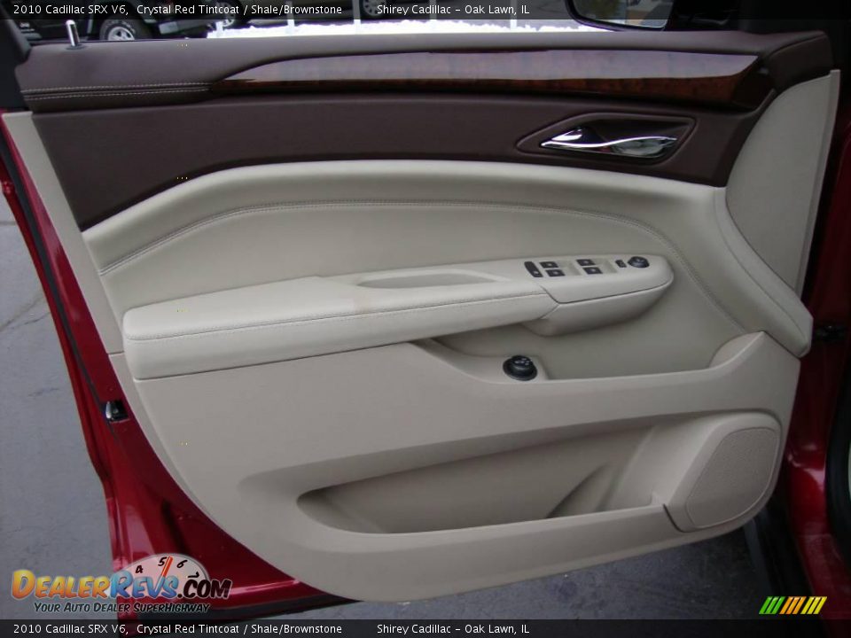 2010 Cadillac SRX V6 Crystal Red Tintcoat / Shale/Brownstone Photo #12