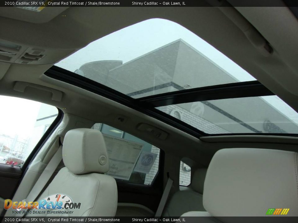 2010 Cadillac SRX V6 Crystal Red Tintcoat / Shale/Brownstone Photo #14