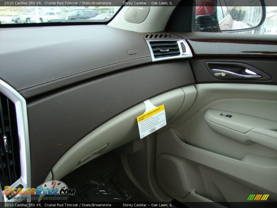 2010 Cadillac SRX V6 Crystal Red Tintcoat / Shale/Brownstone Photo #20