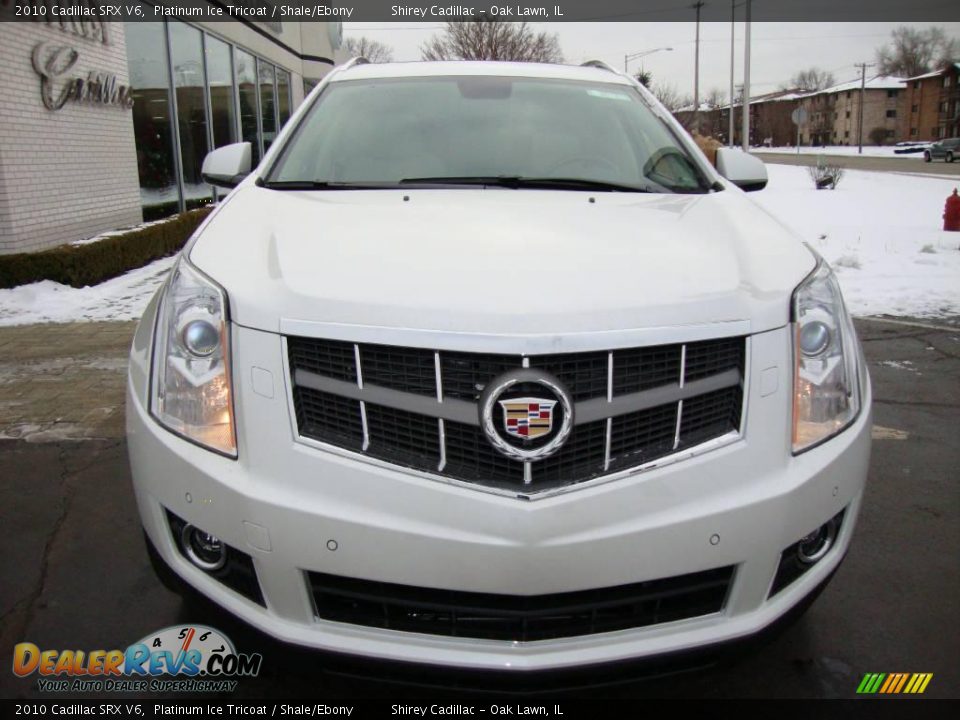 2010 Cadillac SRX V6 Platinum Ice Tricoat / Shale/Ebony Photo #2