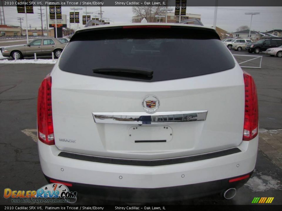 2010 Cadillac SRX V6 Platinum Ice Tricoat / Shale/Ebony Photo #5