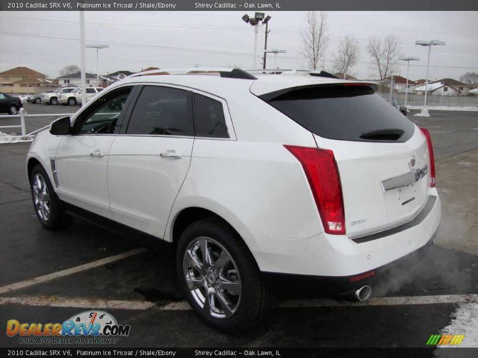 2010 Cadillac SRX V6 Platinum Ice Tricoat / Shale/Ebony Photo #6