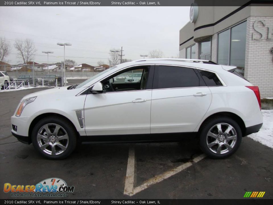 2010 Cadillac SRX V6 Platinum Ice Tricoat / Shale/Ebony Photo #8