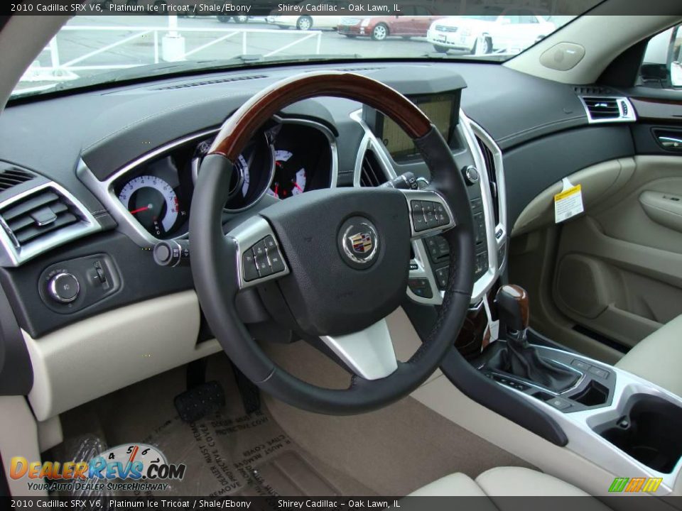 2010 Cadillac SRX V6 Platinum Ice Tricoat / Shale/Ebony Photo #10