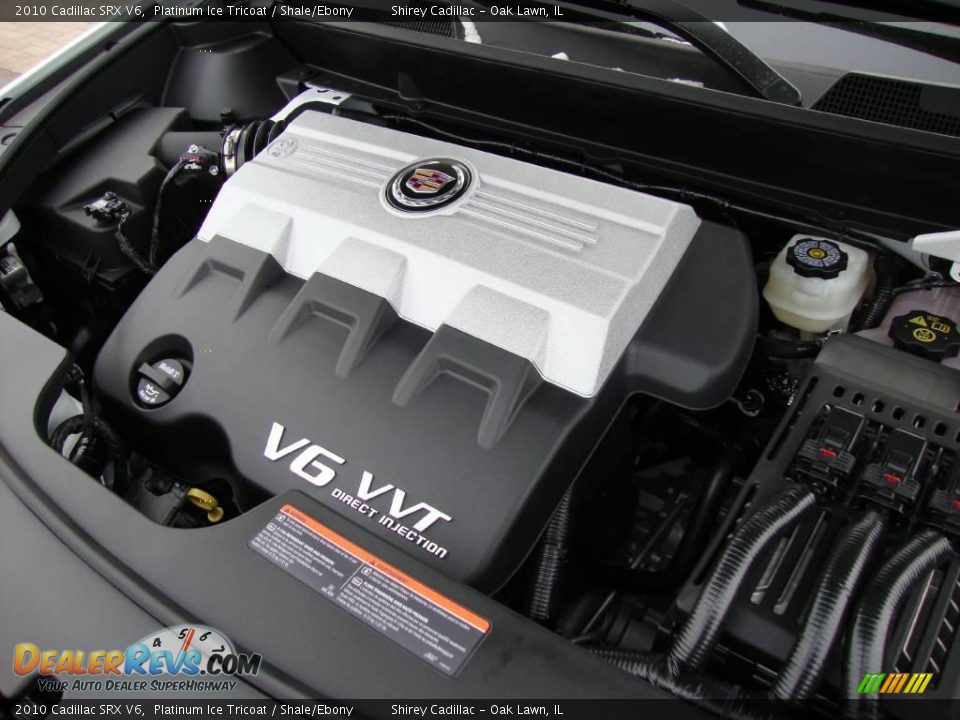 2010 Cadillac SRX V6 Platinum Ice Tricoat / Shale/Ebony Photo #14